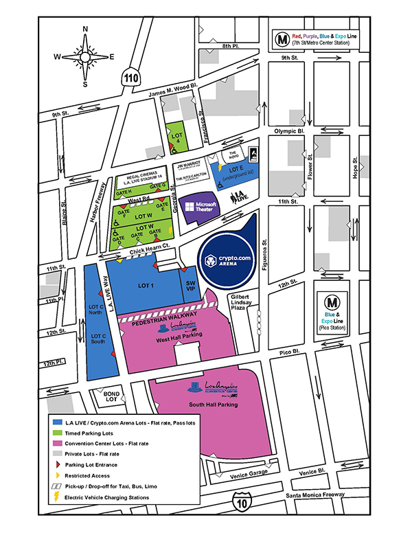 The Novo parking map